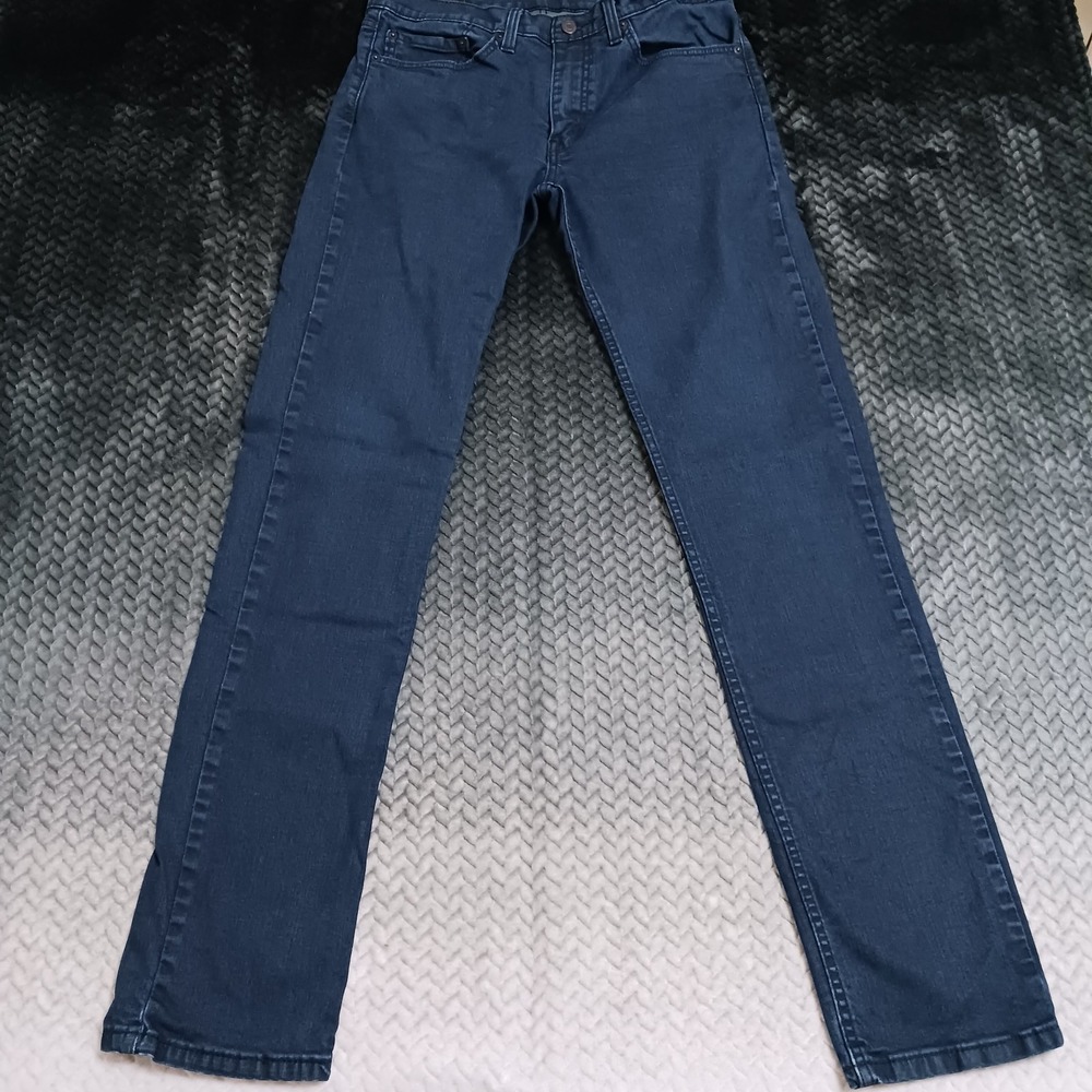 Levi's 511 Jeans Men's 32x34 Blue Cotton Denim Straight Travel Workwear Stretch